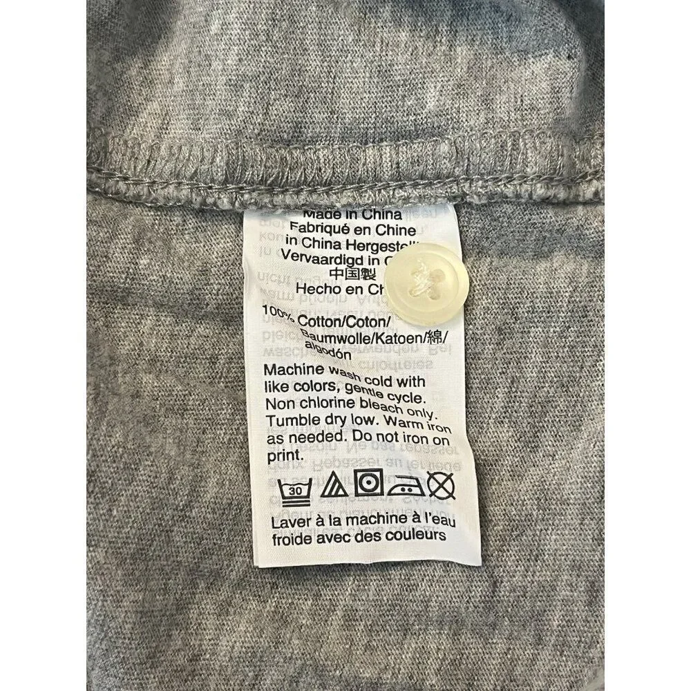 J Crew Mercantile Broken In Mens XS Light Gray Polo Shirt Chest Pocket - Picture 4 of 4